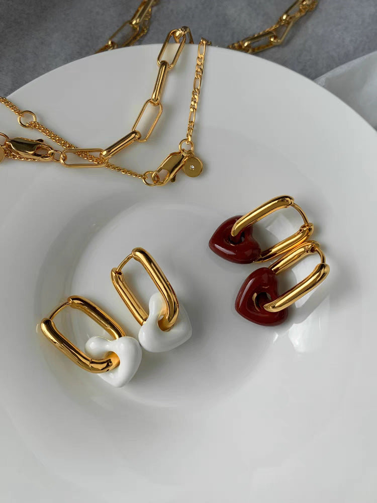 Roxanne Heart Earrings