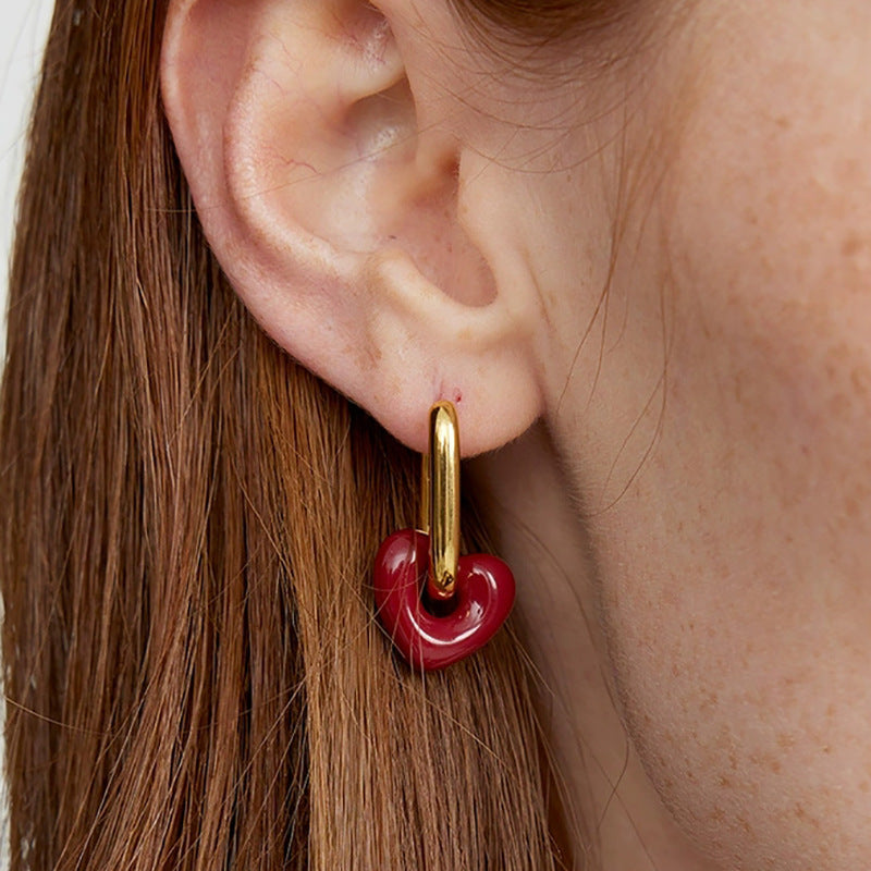 Roxanne Heart Earrings