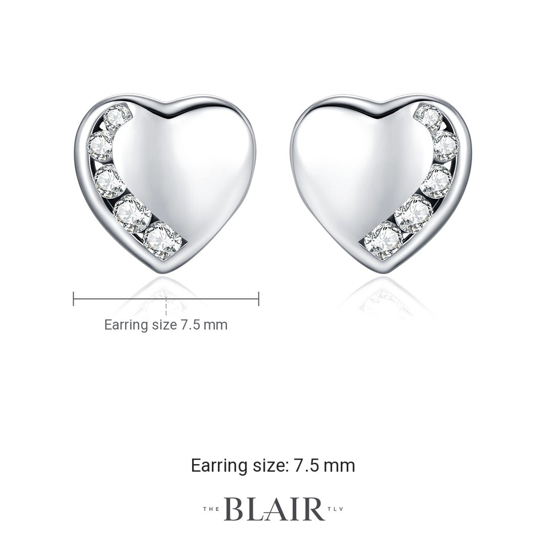 Adit Heart Earrings measurements