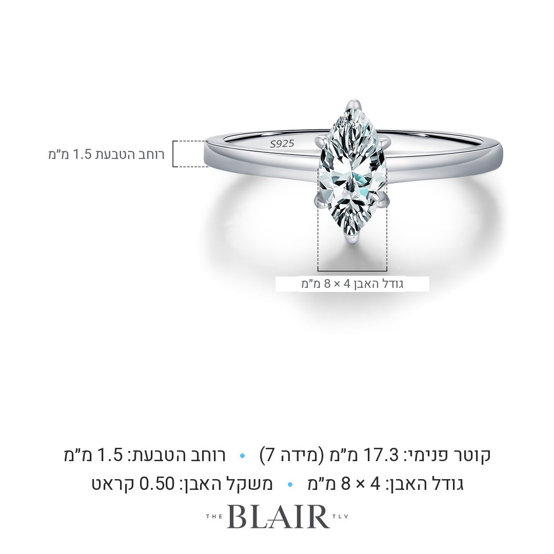 מידות טבעת גאיה