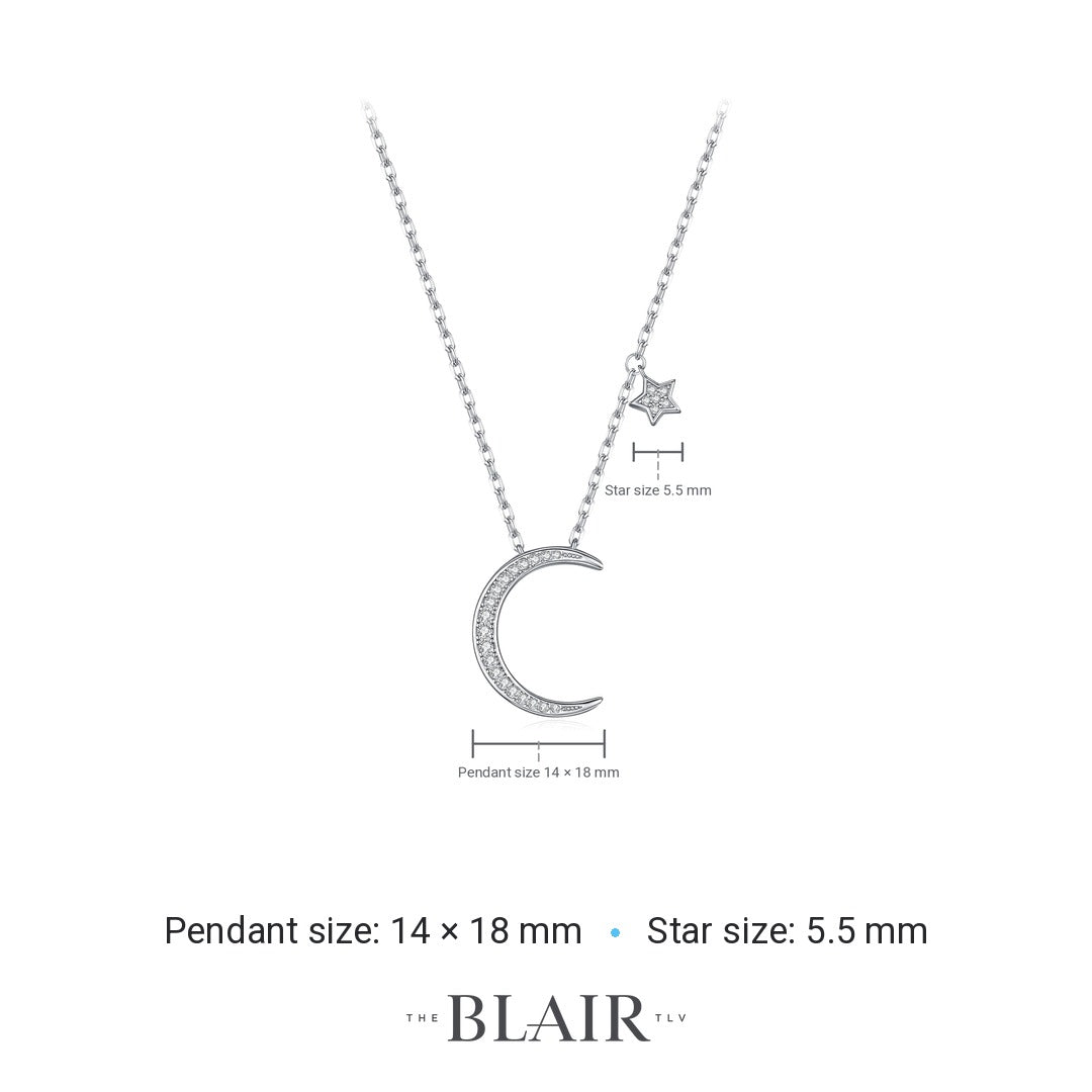 Noga Moon Necklace measurements
