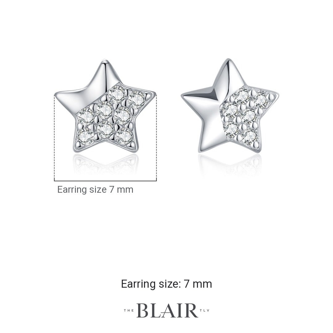 Shoshi Star Earrings measurements