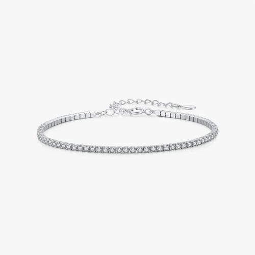 Moissanite tennis bracelet with brilliant stones | Blair TLV