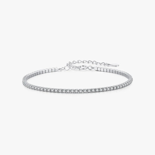 Moissanite tennis bracelet with brilliant stones | Blair TLV