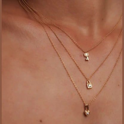 Heart Key Necklaces
