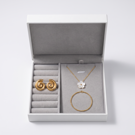 Gold Everyday Set in the Blair TLV gift box