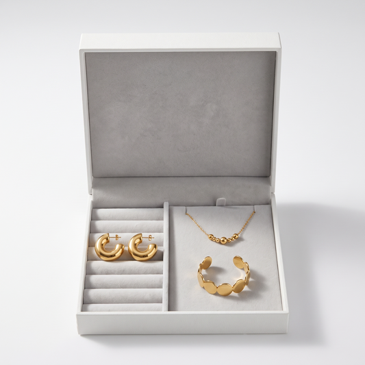 Gold Statement Set in the Blair TLV gift box