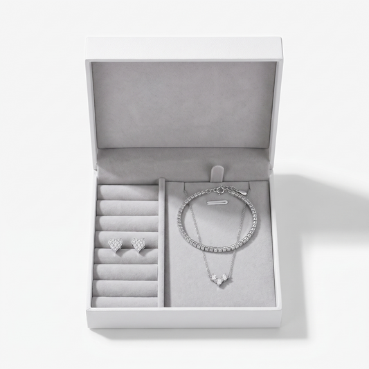 Silver Sparkle Set in the Blair TLV gift box