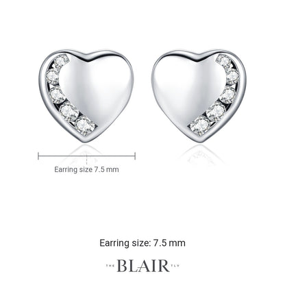 Adit Heart Earrings measurements