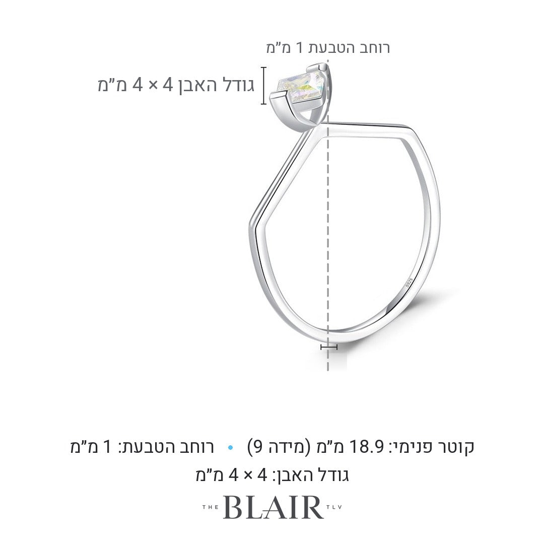מידות טבעת עטרה