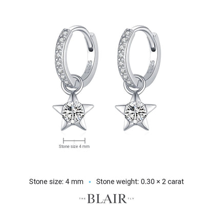 Esti Star Earrings measurements