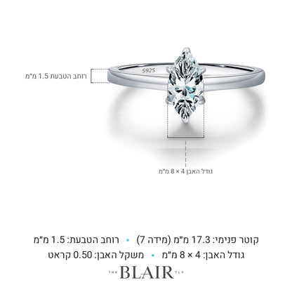 מידות טבעת גאיה