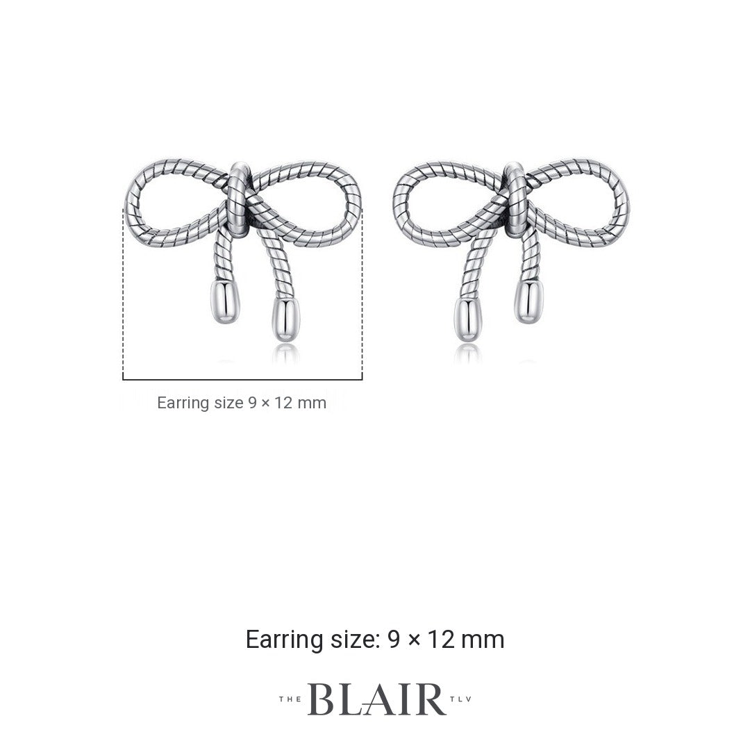 Meitar Bow Earrings measurements