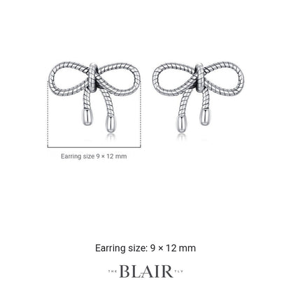 Meitar Bow Earrings measurements