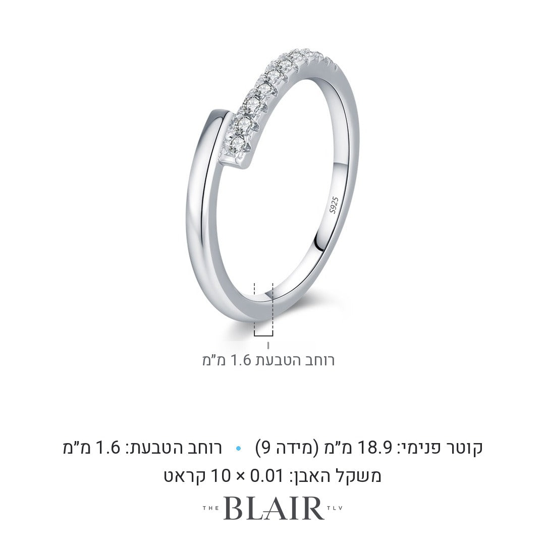 מידות טבעת איריס