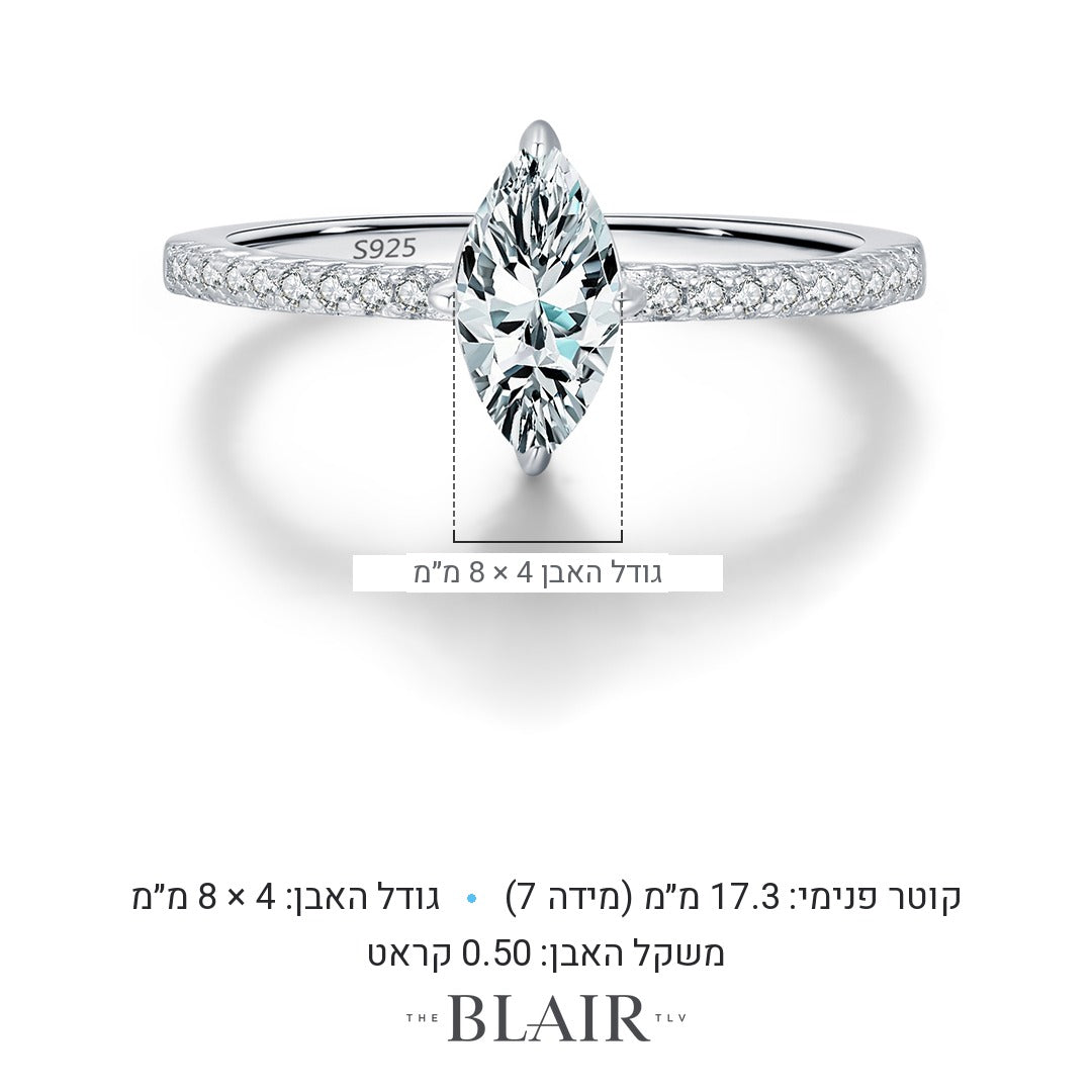 מידות טבעת קרין