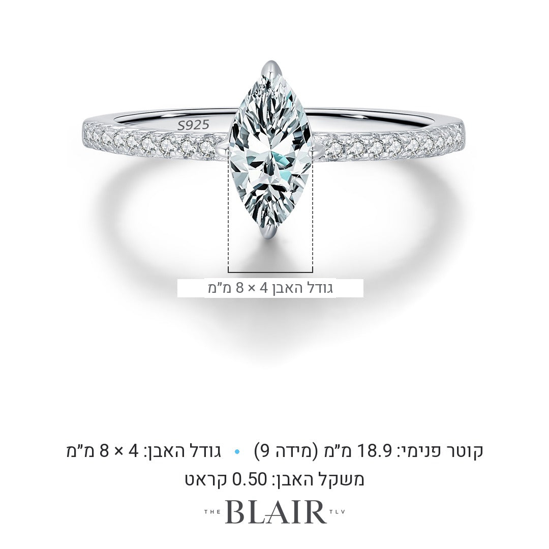 מידות טבעת קרין