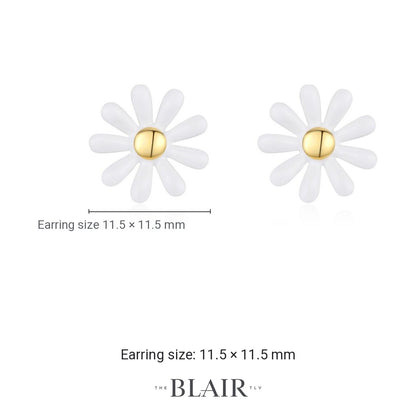 Malka Flower Earrings measurements