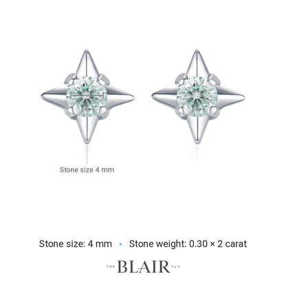 Nechama Star Earrings measurements