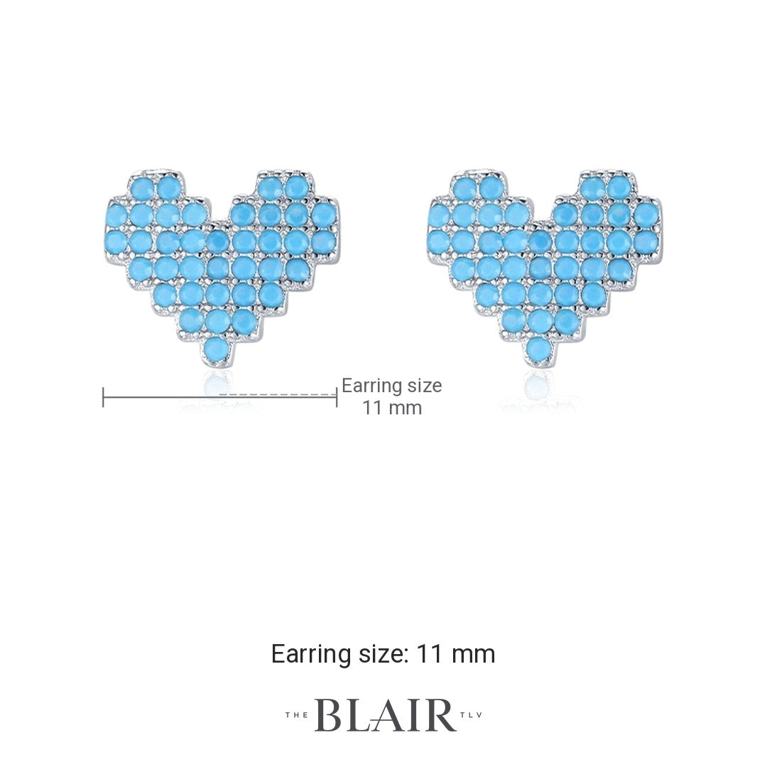 Orel Heart Earrings measurements