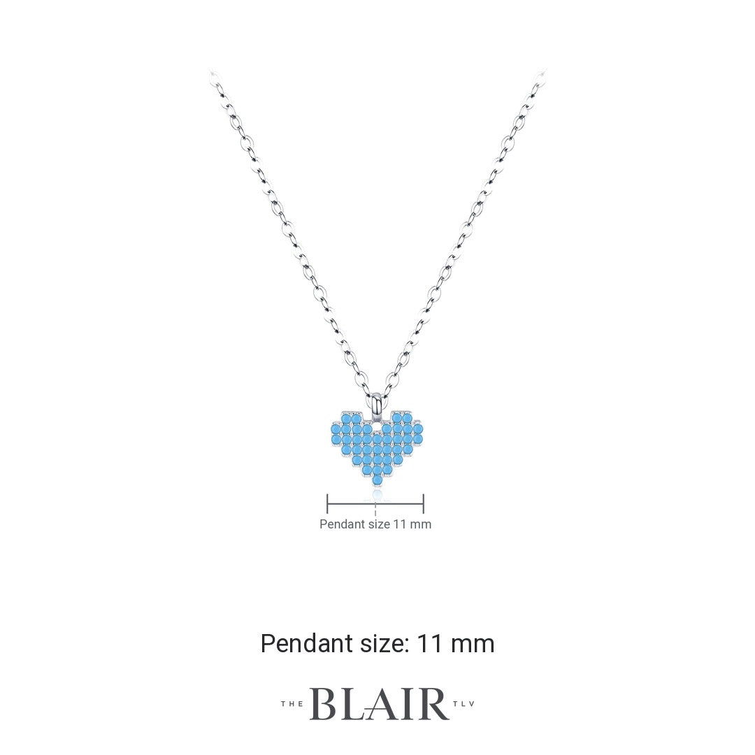 Orel Heart Necklace measurements