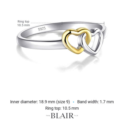 Oshrit Hearts Ring measurements