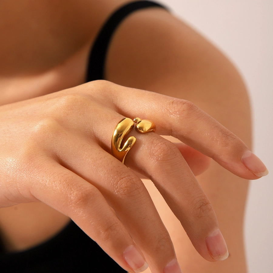 A Blair Tel Aviv ring worn on the hand, warm afternoon light