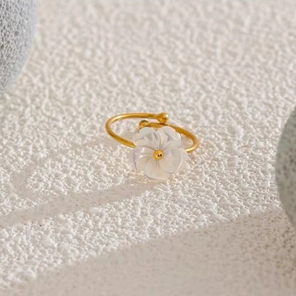 Gold Flower Ring