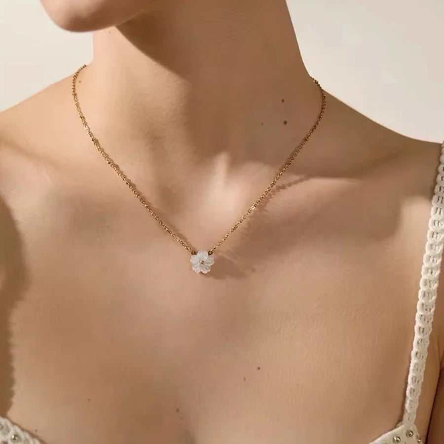 Gold Flower Necklace