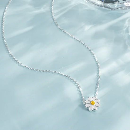 925-sterling-silver-cable-chain-epoxy-plating-daisy-pendant-necklace