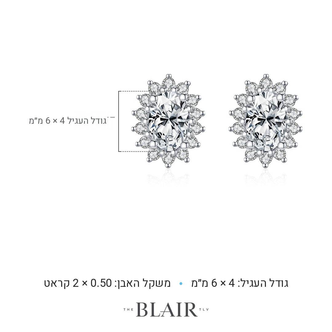 מידות עגילי אליאנה