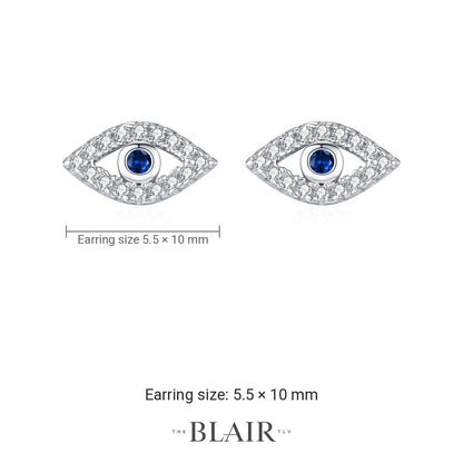Tchelet Eye Earrings measurements