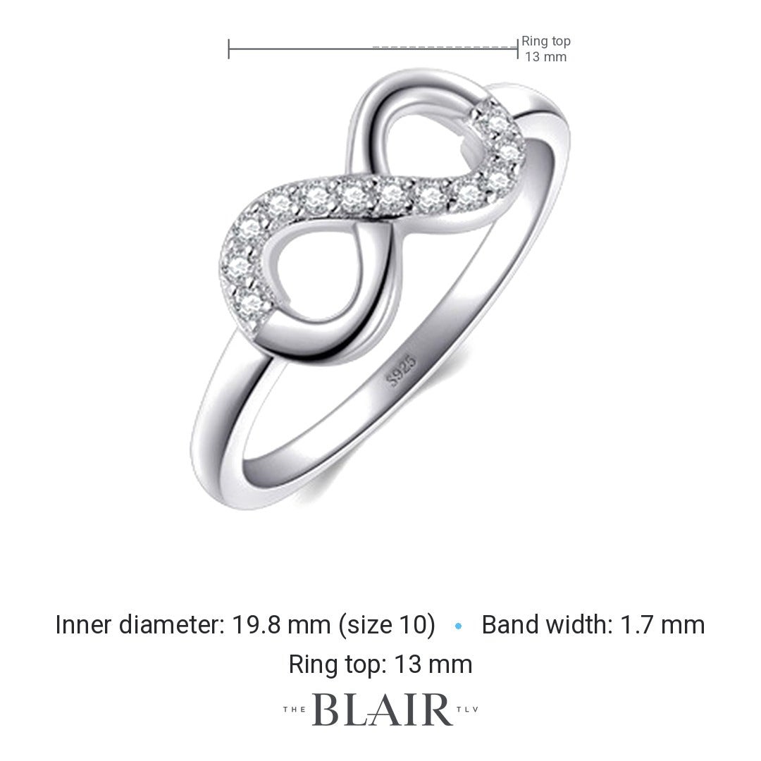 Tzviya Infinity Ring measurements