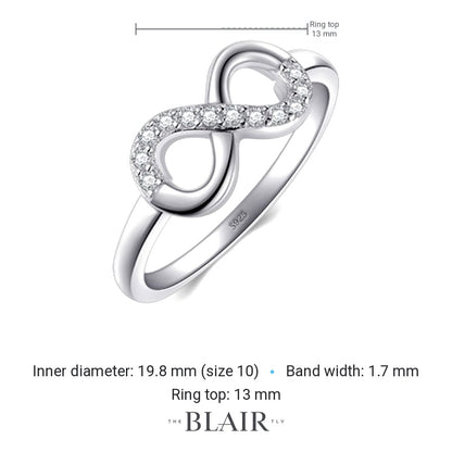 Tzviya Infinity Ring measurements