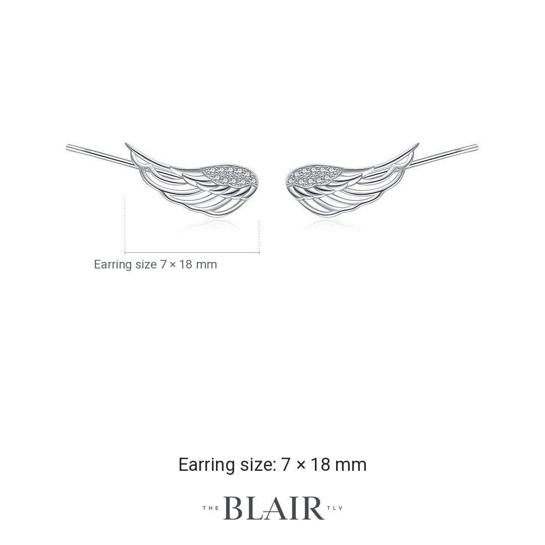 Shir Wing Earrings measurements