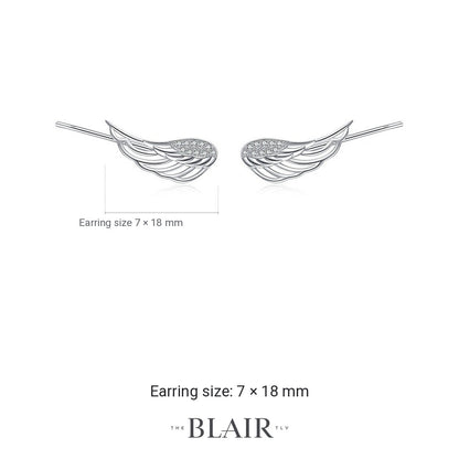 Shir Wing Earrings measurements