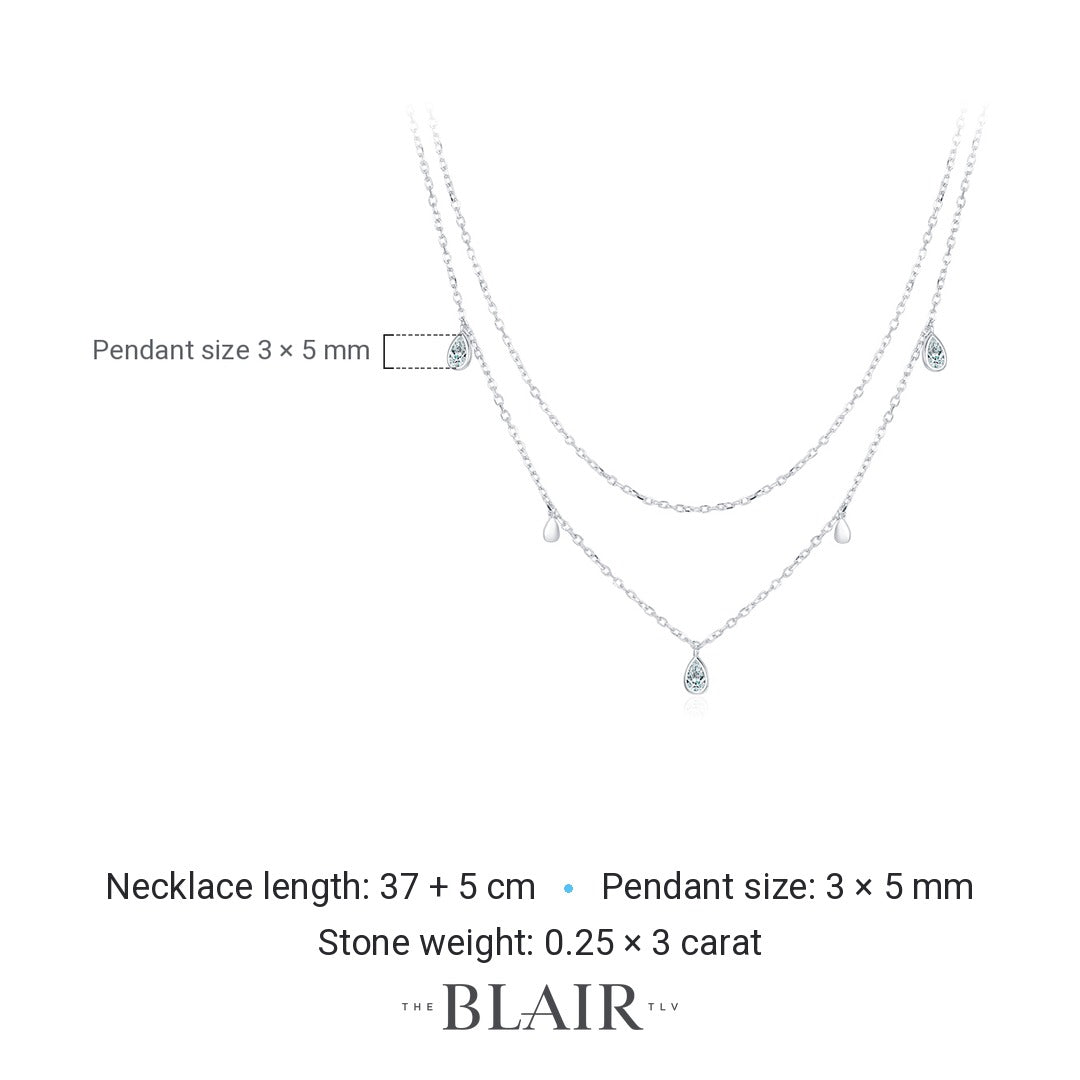 Yifat Necklace measurements