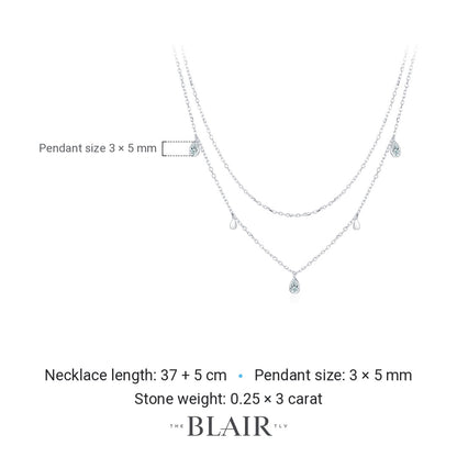 Yifat Necklace measurements