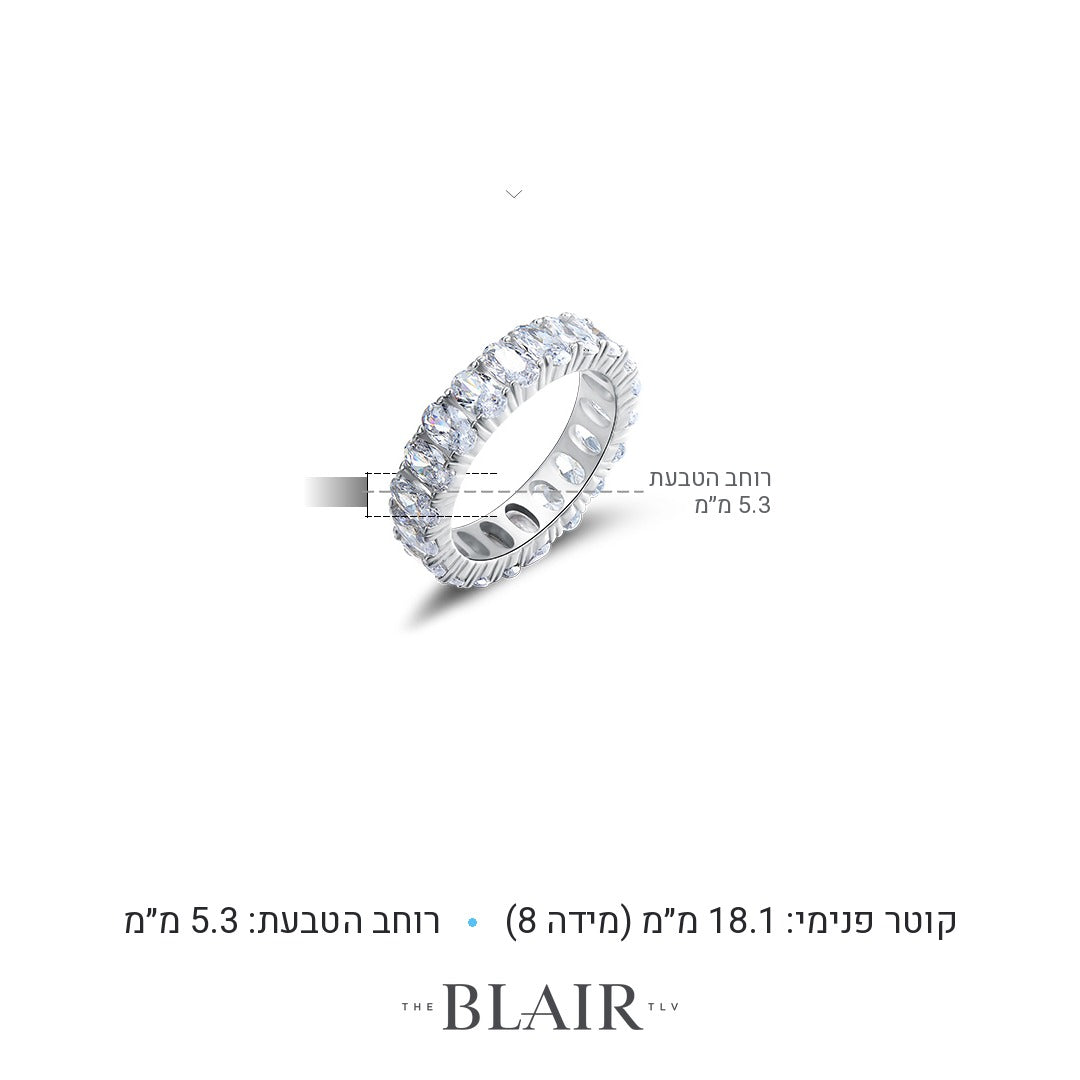 מידות טבעת זהבה