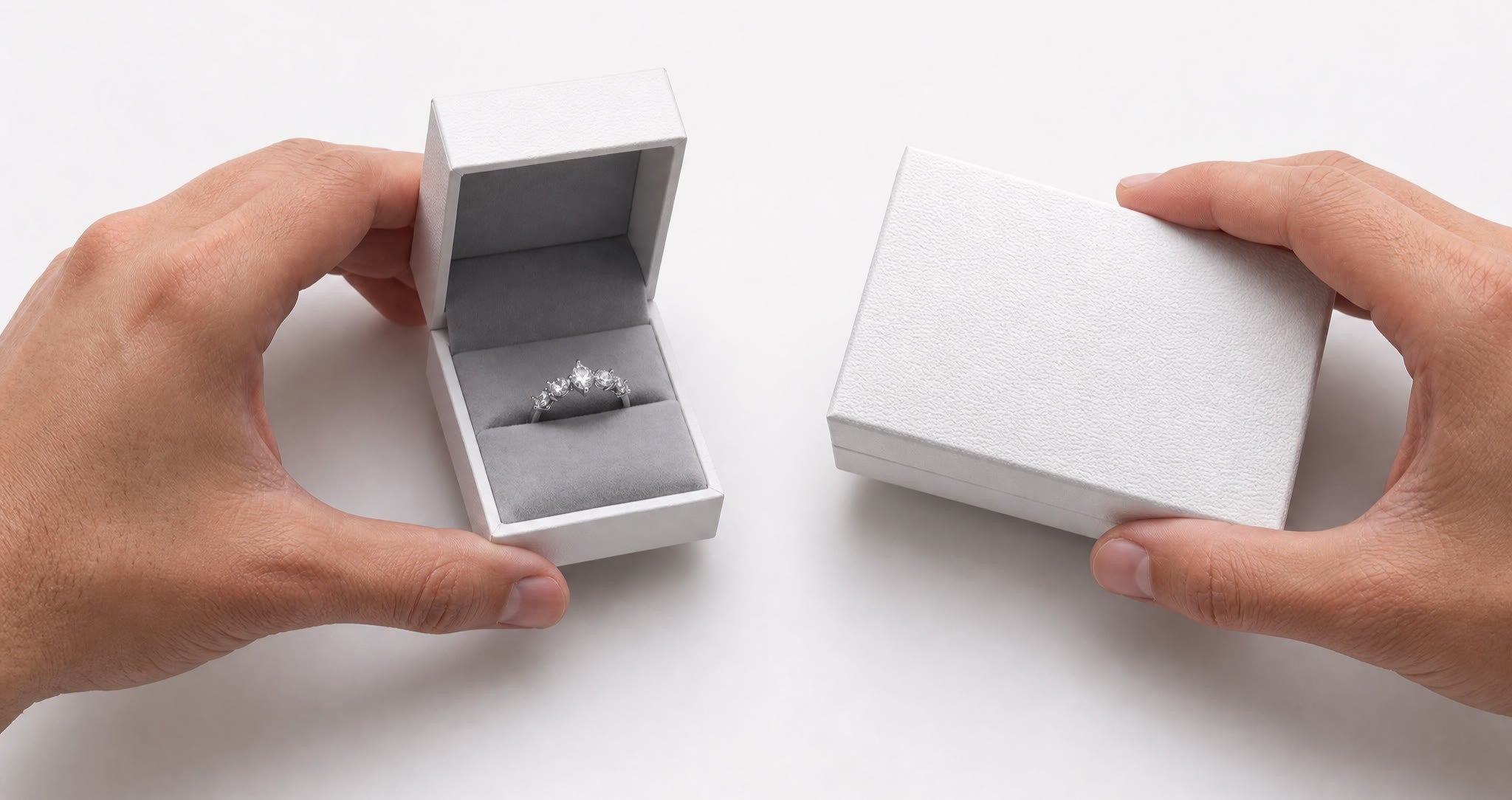 A Blair TLV ring presented in a gift box